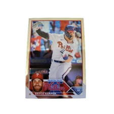 2023 Topps Chrome Philadelphia Phillies #3 Bryce Harper MLB Baseball Card (B0