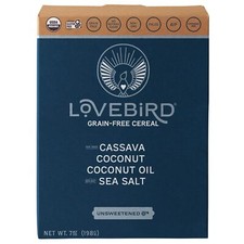 Lovebird Cereal Unsweetened Grain Free  7 Oz