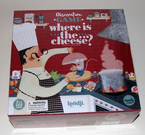 Londji Wo ist der Käse? Puzzlespiel | Kinder Beobachtung Spielzeug | Neu | Spain Mad
