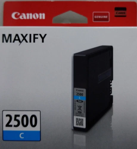 Canon PGI 2500 Original Cyan Maxify Cartridge - OVP MB5050 MB5150 NEW Genuine