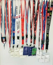 I LOVE PUERTO RICO RICAN KEY HOLDER o CELL PHONES HANGING LANYARD assorted style