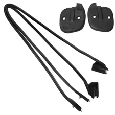 1969 70 Mustang Coupe Convertible Door Window Weatherstrips Seals Set 4 Pieces