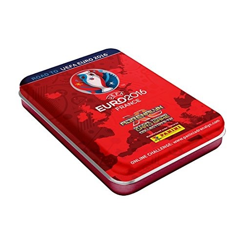 Panini Road To Euro 2016 Adrenalyn Mini Tin Box 9 Packs + 1 Limited Card