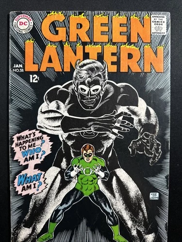 GREEN LANTERN #58 1968 Vintage Silver Age DC Comics 1st Print VG *A2