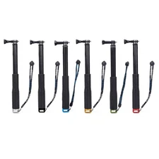 Selfie Extension Poles for Action Camera, Extends to 19inch for Optimal