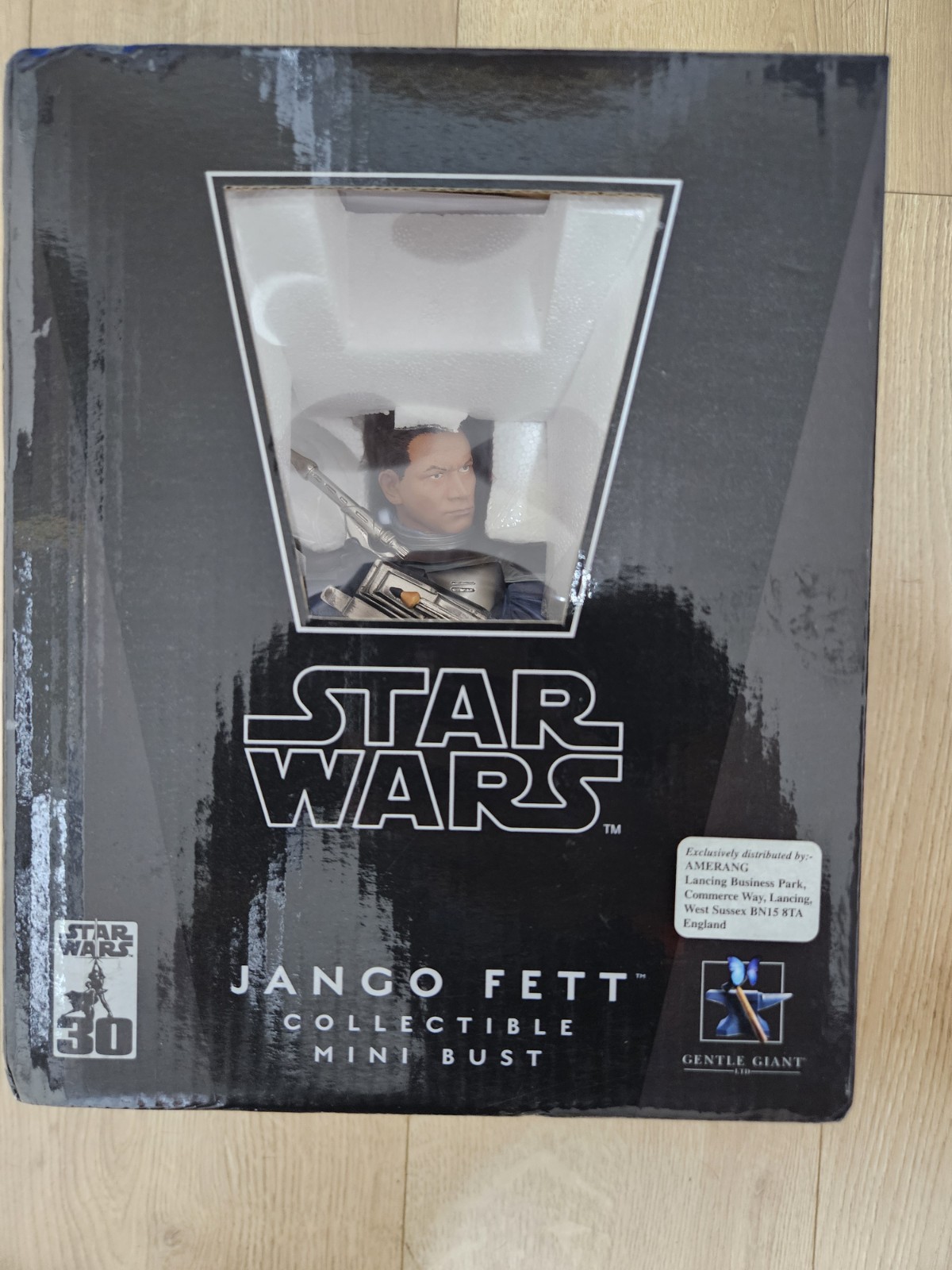 Star Wars Jango Fett Mini Bust Statue Gentle Giant Brand New Mandalorian