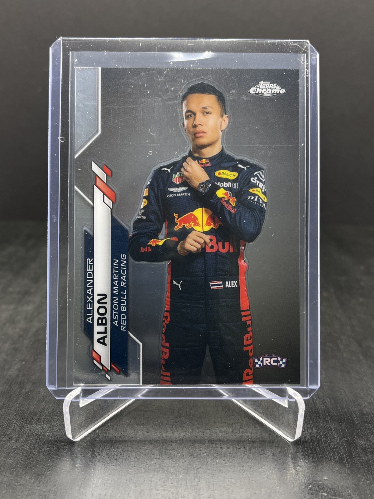 2020 Topps Chrome Formula 1 F1 Alexander Albon RC Rookie Portrait #5 (C)