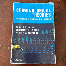 Oxford Criminological Theories 7th Ed Paperba...