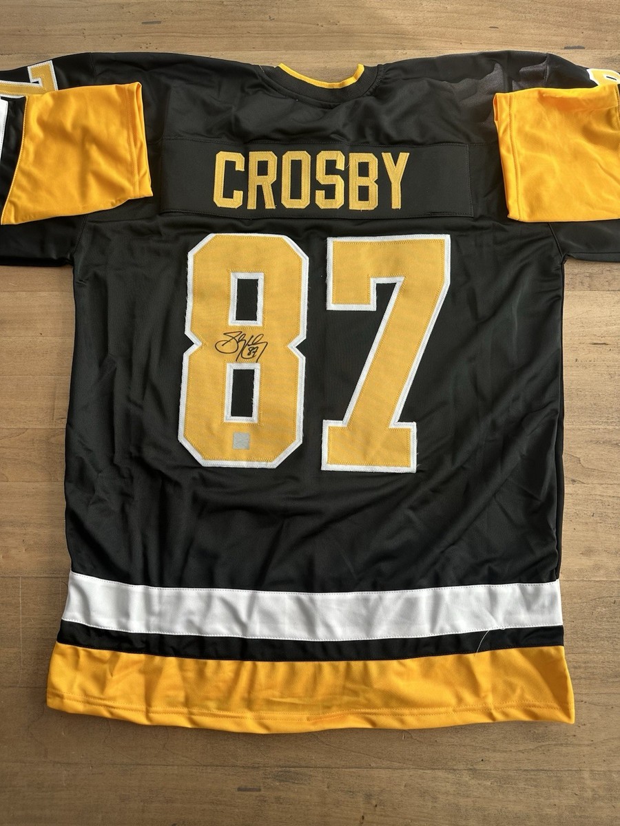 SIDNEY CROSBY #87 Pittsburgh Penguins SIGNED Autograph JERSEY COA Photo  Proof