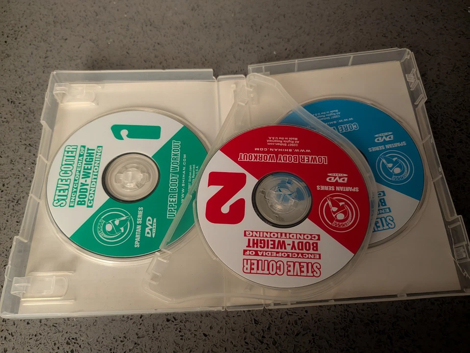 Steve Cotter Encyclopedia of Body-Weight Conditioning Instruction DVD 3 Disc Set - Image 4 of 4