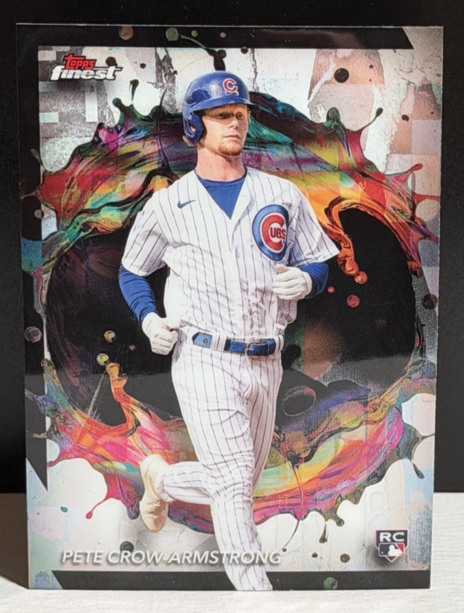 2024 Topps Finest Rare Pete Crow-Armstrong #249 Rookie (RC) ~ Chicago Cubs