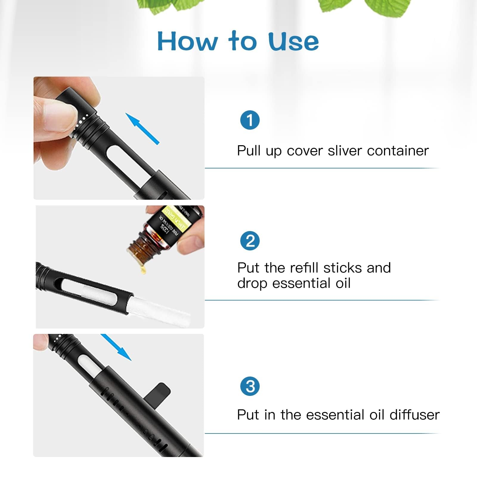 Car Air Fresheners, Car Air Fresheners Clip Set with 5 Essential Oil Scents(1... thumbnail 4