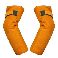 TMK-091 Leather Work Welding Sleeves,Heat & Flame Resistant Arm Safety Protec...