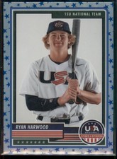 2023 Panini Stars & Stripes USA Baseball Ryan Harwood Stars #29 USA
