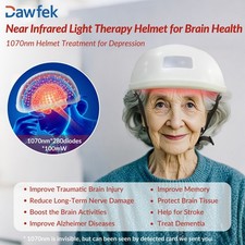 1070nm Red Infrared Light Therapy PBM Brain Helmet for Parkinson Treatment
