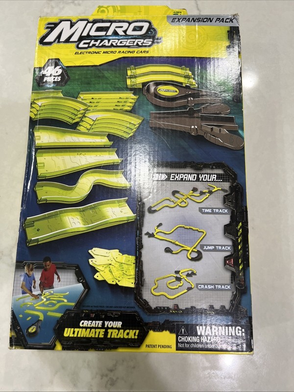 MICRO CHARGERS TRACK EXPANSION PACK - 46 PIECE SET ~ NEW IN THE BOX