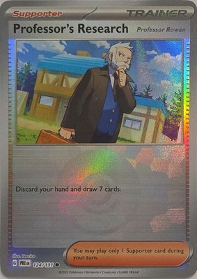 Professor's Research (Poke Ball Pattern) 124/131 Holo SV: Prismatic Evolutions