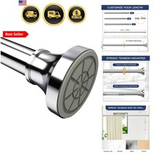 Shower Curtain Rod, 31-80 Inches Adjustable Tension Rod, 1-Inch Diameter Heav...