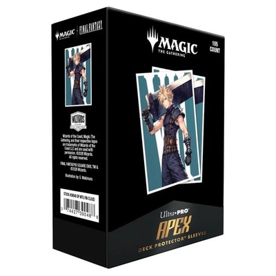 Final Fantasy Cloud, Apex sleeves ULTRA PRO MTG deck protectors card sleeves