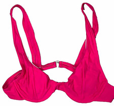 Shein Pink Balconette Bikini Swimwear Large Push Up Underwire Padded Top Vacay