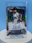 2025 1ST BOWMAN CHROME BRODY HOPKINS AUTO SPECKLE REFRACTOR /100 PROSPECT CPA-BH