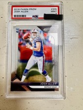 2018 Panini Prizm #205 Josh Allen Rookie Card PSA 9 Mint Buffalo Bills