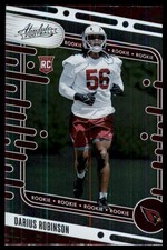 2024 Panini Absolute - Retail Darius Robinson RC 127 Arizona Cardinals