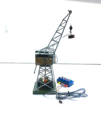 Märklin H0 7051 gru girevole con magnete e quadro elettrico - senza scatola originale #9355