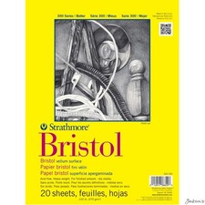 Strathmore : 300 Series : Bristol Paper : Pad : 11x14in (Apx.28x36cm) : 20 Sh...