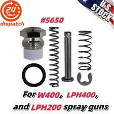 For W400 Lph400 Lph200 5650 Spray Gun Rebuild Kit W Air Fluid Valve Spring For W400 Lph400 Lph200 5650 Spray Gun Rebuild Kit W Air Fluid Valve Spring