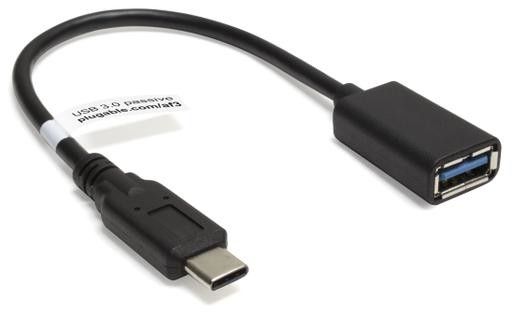 Plugable Technologies USBC-AF3 USB cable 0.2 m USB 3.2 Gen 1 3.1 Gen 1 USB A Bla