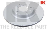 2X Bremsscheibe NK 313729 2 Bremsscheiben Hinterachse Hinten