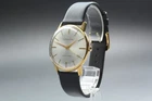 SEIKO LINER 15010E Gold White Dial Hand Wind Men's Watch Vintage 1961 Near MINT