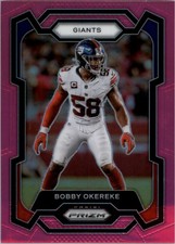 2023 Panini Prizm Prizms Pink #124 Bobby Okereke - FB