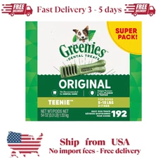 Greenies Original Teenie Dental Dog Treats, 54 oz. Pack ( 192 Treats )