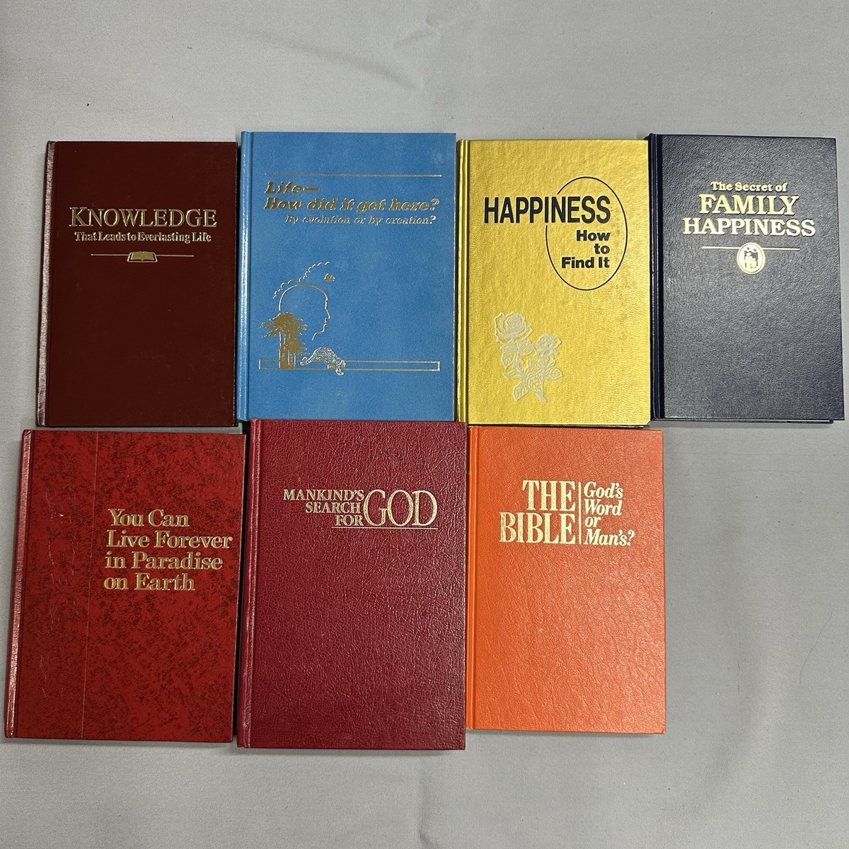 Jehovah Witnesses Watch Tower Book Lot 7 Watchtower Mixed 70s 80s