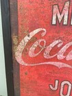 Coca Cola Large Metal  Sign - Vintage 68”X 52” — photo 2