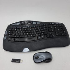 Logitech MK550 Comfort Wave Wireless Keyboard,Mouse, Mini Receiver No Dongle