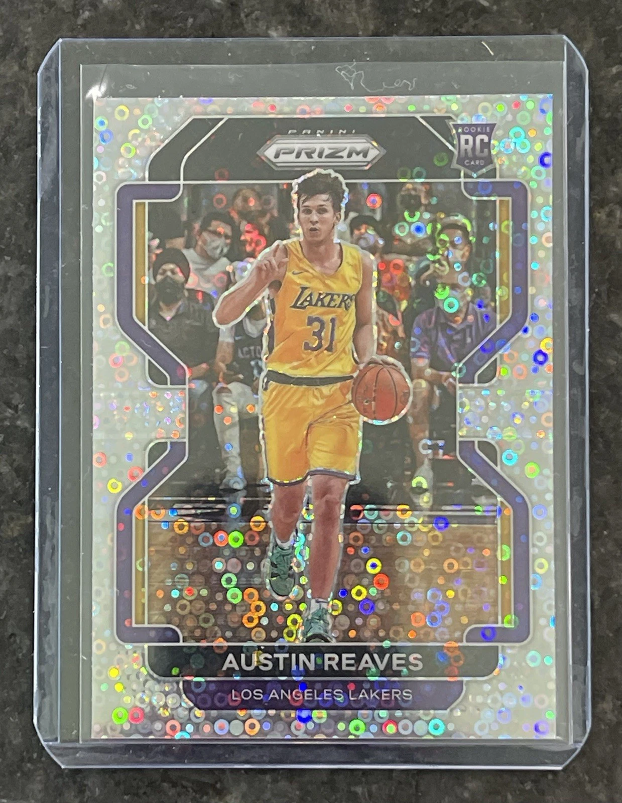 2021-22 Panini Prizm Austin Reaves #165 RC Rookie Fast Break Refractor