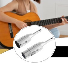 XLR Adapter Sturdy Microphone Converter for Live Broadcasts Stage Singing