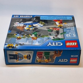 Lego City 60136 POLICE STARTER SET 80 pcs. Sealed Set 4 Mini Figures