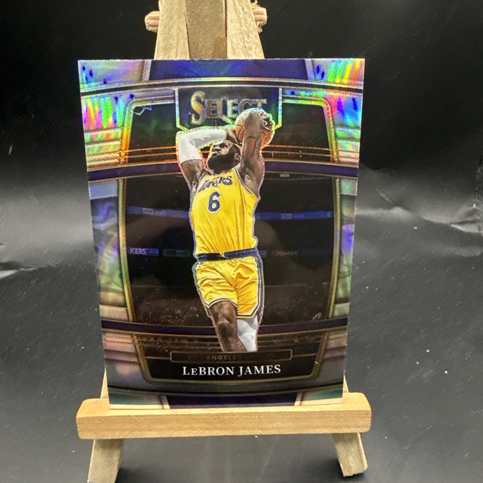 2021-22 Panini Select - Concourse LeBron James #100 Silver Prizm
