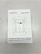 QINLIANF HR-519-B/HR-519D/AHR-508 Wall Charger-Surge Protector(MZ-79)