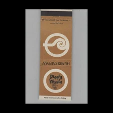 Matchbook Cover - Piggly Wiggly - HEMISFAIR 68, TX