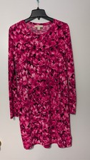 ​✨ MICHAEL KORS Hot Pink Floral Long Sleeve Dress | XL ✨