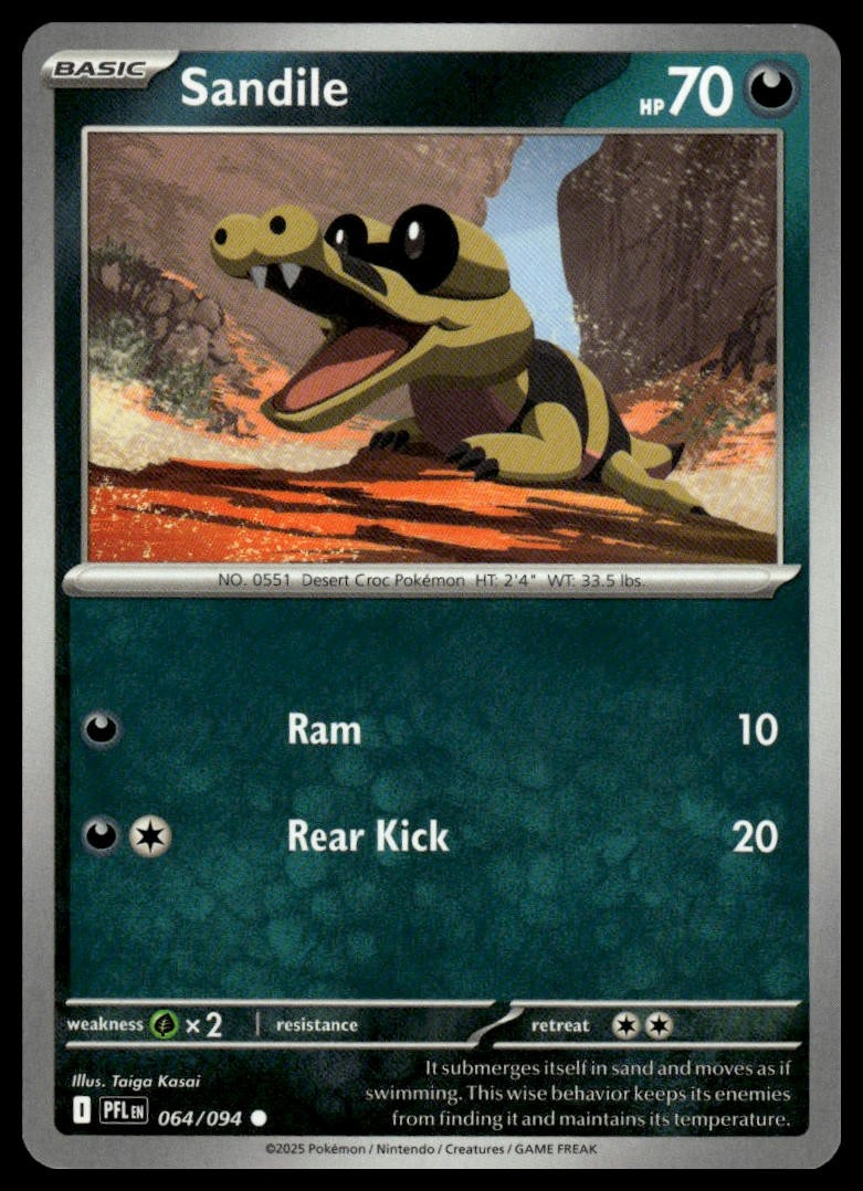 Sandile ME02: Phantasmal Flames 064/094 Normal NM