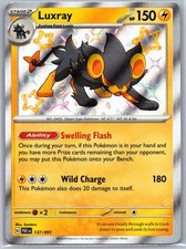 Luxray 137/091 Shiny Rare Paldean Fates Pokemon Near Mint on eBay