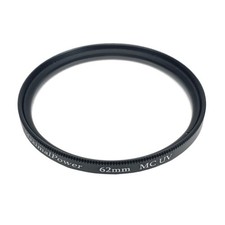 MaximalPower 62mm MC-UV Ultraviolet Lens Filter Protect DSLR Mirrorless Camera