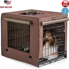 Secure Double Door Dog Crate Kit Small/Medium Cats 30 In Kennel  House Set New