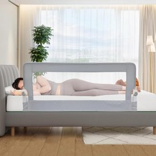 Bed Rails, 51 Inch Foldable Bed Rail for Toddlers, Baby Bed Rail Guard for Tw...